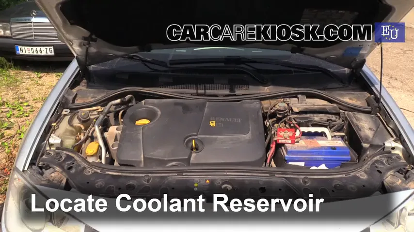 2003 Renault Megane Authentique 1.5L 4 Cyl. Turbo Diesel Coolant (Antifreeze) Flush Coolant